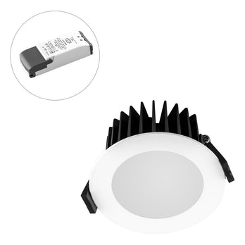 EVN LED Downlight weiß rund 103x40mm 10W 3000K 995lm >80° 220-240V IP44