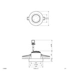 EVN LED Leuchte weiß rund 78x60mm 8W 2700K 600lm 21-40° 230V IP20