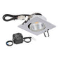 EVN Power-LED Leuchte Chrom schwenkbar viereckig 83x83x32mm 6W 4000K 683lm 21-40° 220-240V IP20