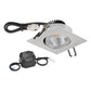 EVN Power-LED Leuchte Aluminium poliert schwenkbar viereckig 83x83x32mm 6W 3000K 620lm 21-40° 220-240V IP20