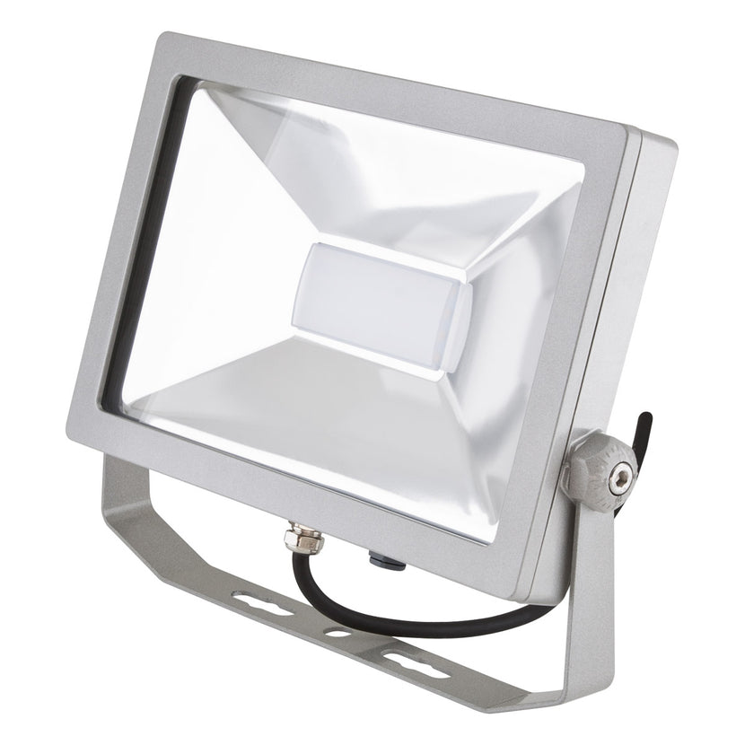 EVN LED Strahler Silber schwenkbar rechteckig 326x40x248mm 50W 3000K 3900lm >80° 220-240V IP65
