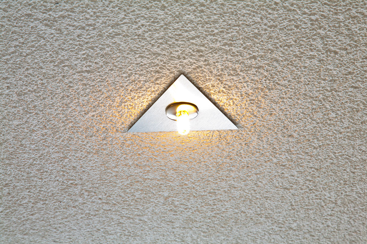 EVN Halogen Lichtpunkt Chrom gewölbt rund 30x28mm 12V IP20