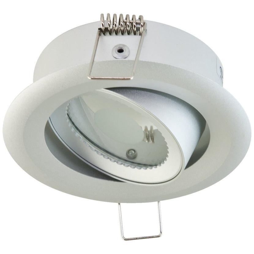 EVN Leuchte Silber schwenkbar rund 90x32mm 12V IP20