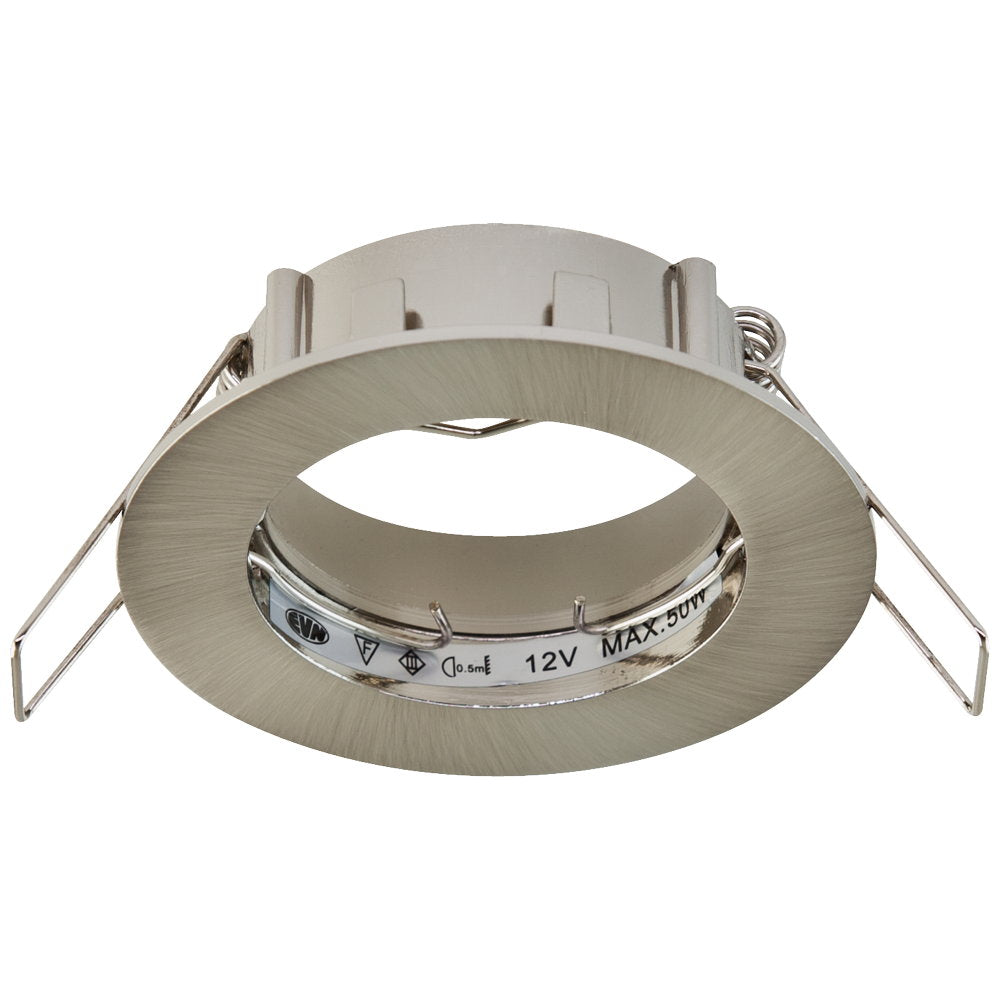 EVN Leuchte Chrom gebürstet rund 78x27mm 12V IP20