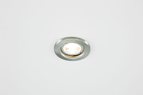 EVN Leuchte Edelstahl Optik rund 80x34mm 12V IP20