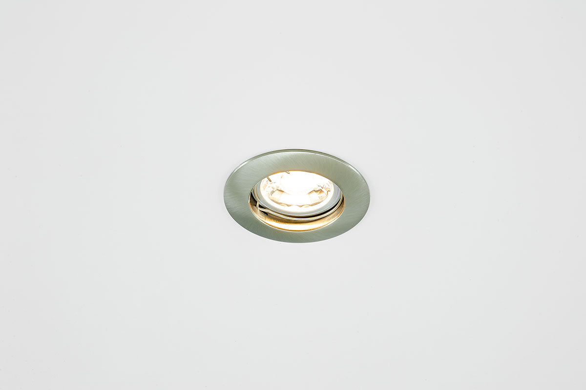 EVN Leuchte Chrom gebürstet rund 78x29mm 12V IP20