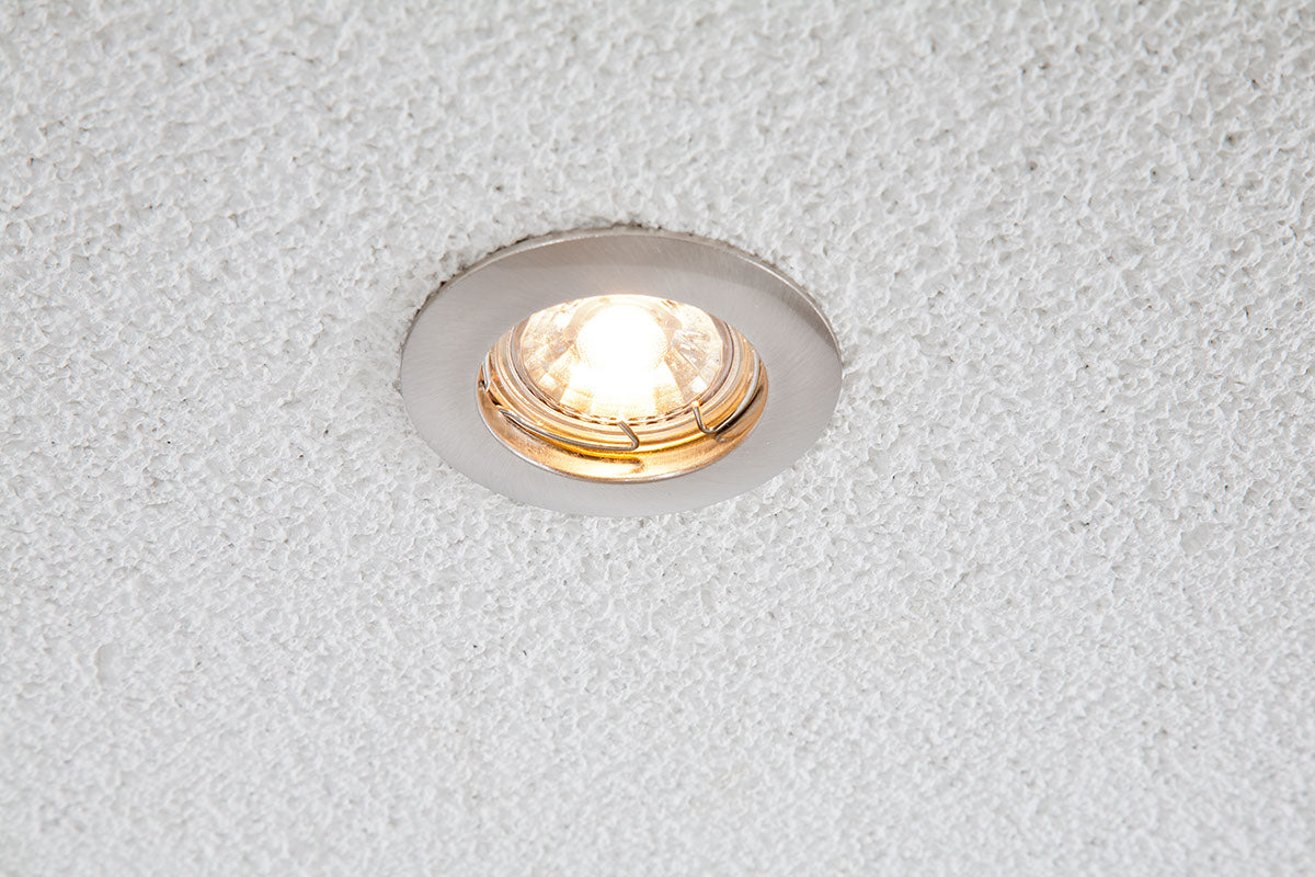 EVN Leuchte Chrom gebürstet rund 78x29mm 12V IP20
