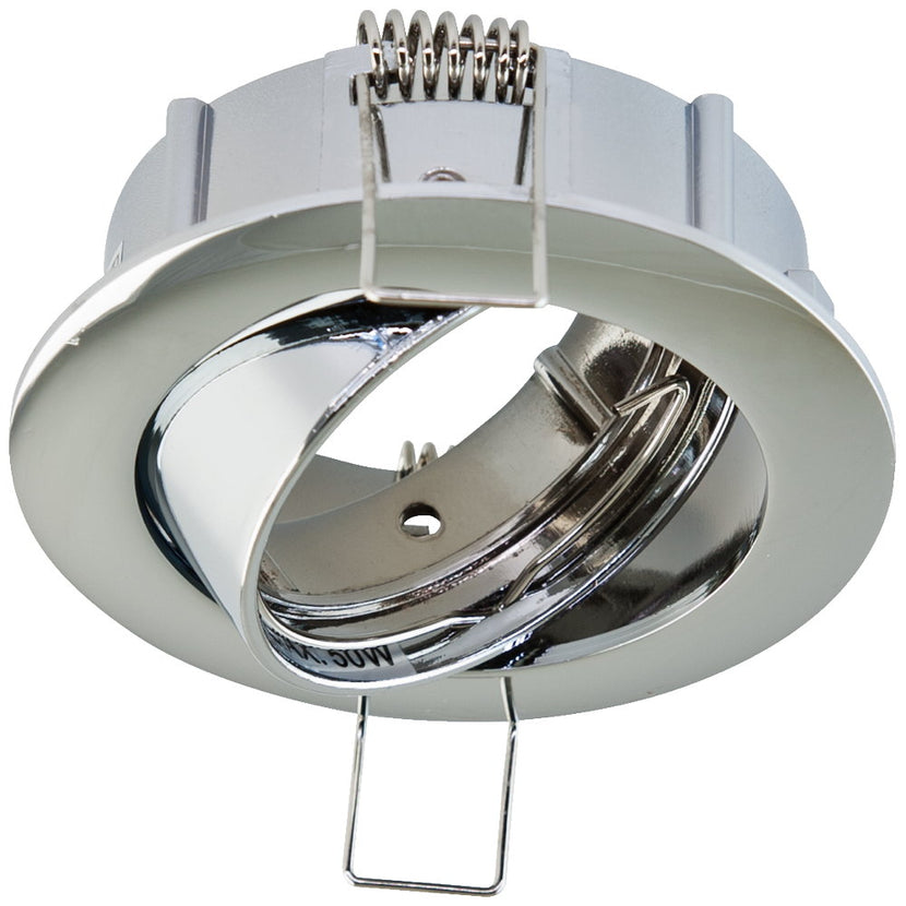 EVN Leuchte Chrom matt schwenkbar rund 82x29mm 12V IP20