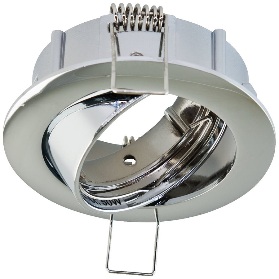 EVN Leuchte Chrom matt schwenkbar rund 82x29mm 12V IP20