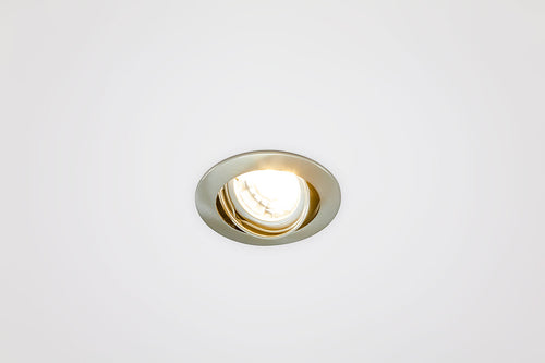 EVN Leuchte Chrom gebürstet schwenkbar rund 82x29mm 12V IP20