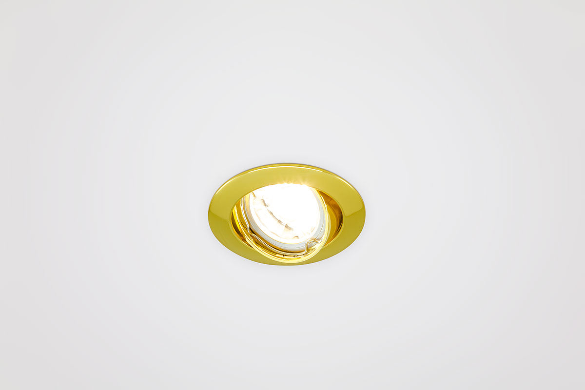 EVN Leuchte Gold schwenkbar rund 82x29mm 12V IP20