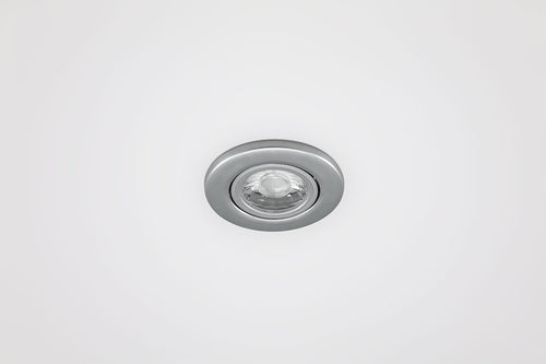 EVN Anbauleuchte Chrom matt starr rund 80x35mm 230V IP20