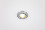 EVN Anbauleuchte Chrom matt starr rund 80x35mm 230V IP20