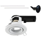 EVN Leuchte weiß schwenkbar rund 95x69mm 230V IP20