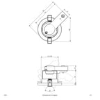 EVN Leuchte weiß schwenkbar rund 95x69mm 230V IP20
