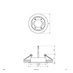 EVN Deckeneinbauleuchte Aluminium rund 107x45mm 230V IP20