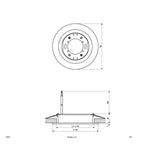EVN Deckeneinbauleuchte Aluminium poliert rund 128x29mm 230V IP20