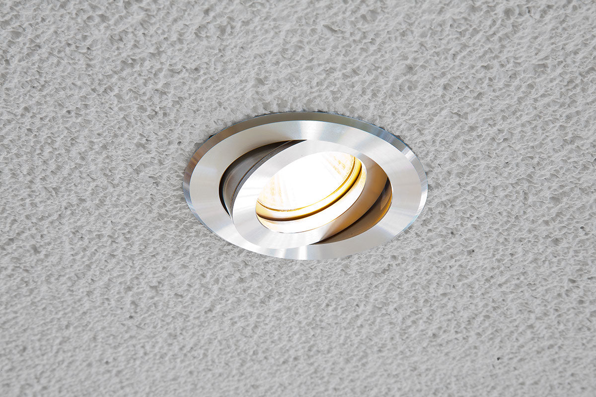 EVN Leuchte Aluminium abgeschrägt schwenkbar rund 82x26mm 12V IP20