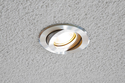 EVN Leuchte Aluminium abgeschrägt schwenkbar rund 82x26mm 12V IP20