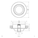 EVN Leuchte Aluminium schwenkbar rund 82x36mm 12V IP20