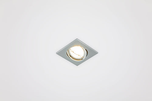 EVN Leuchte Chrom matt schwenkbar viereckig 82x82x21mm 12V IP20
