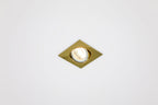 EVN Leuchte Gold schwenkbar viereckig 82x82x21mm 12V IP20
