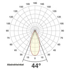 EVN LED Bodeneinbauleuchte Edelstahl Optik rund 63x73mm 2W 6000K 90lm 41-80° 220-240V IP65
