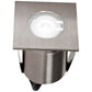 EVN LED Bodeneinbauleuchte Edelstahl Optik viereckig 63x63x73mm 2W 6000K 90lm 41-80° 220-240V IP65