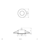 EVN Leuchte weiß rund 84x52mm 12V IP65