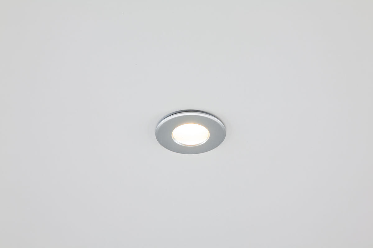 EVN Leuchte Chrom matt rund 84x52mm 12V IP65