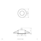 EVN Leuchte Chrom matt rund 84x52mm 12V IP65