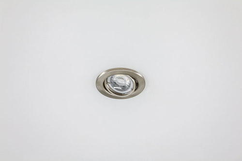 EVN Leuchte Chrom gebürstet schwenkbar rund 89x35mm 12V IP20