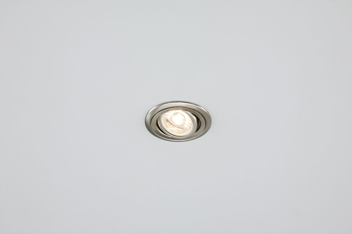 EVN Leuchte Chrom gebürstet schwenkbar rund 83x28mm 12V IP20