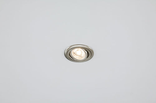 EVN Leuchte Chrom gebürstet schwenkbar rund 83x28mm 12V IP20