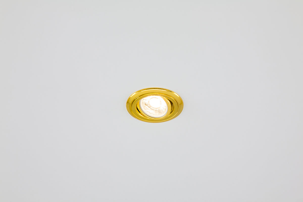 EVN Leuchte Gold schwenkbar rund 83x28mm 12V IP20