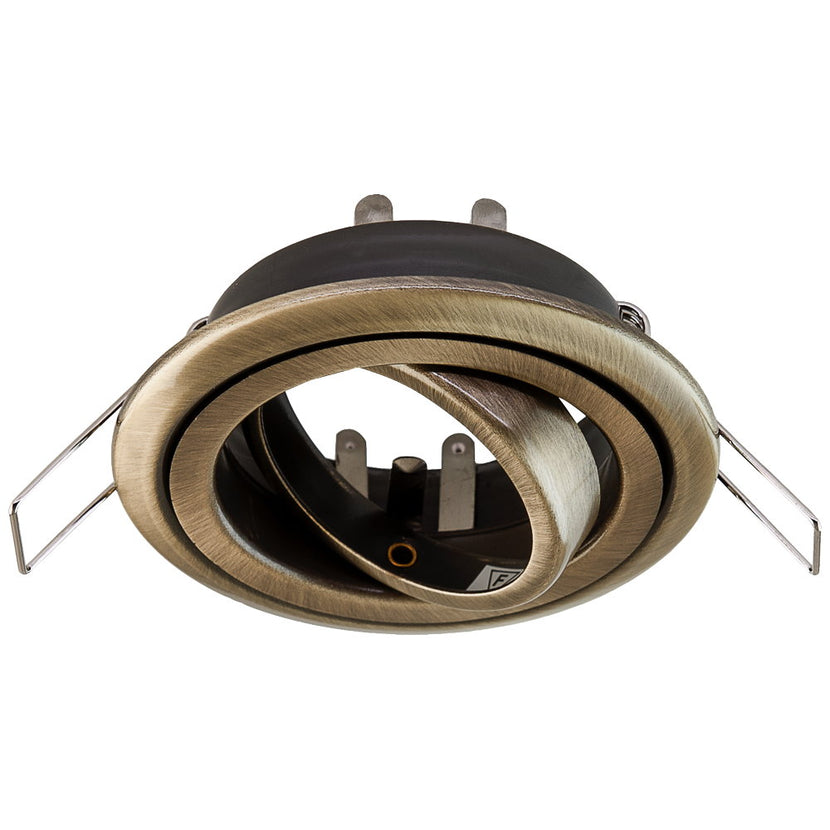 EVN Leuchte Messing schwenkbar rund 83x28mm 12V IP20