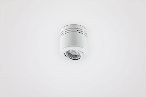 EVN Anbauleuchte weiß schwenkbar drehbar rund 87x85mm 230V IP20
