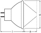 Osram Xenophot 64627 HLX 100W 12V GZ6.35 EFP