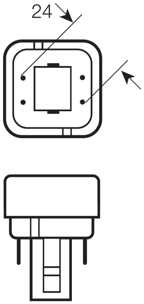 Osram Dulux D/E 18W/840 G24Q-2 4pin Lumilux kaltweiß