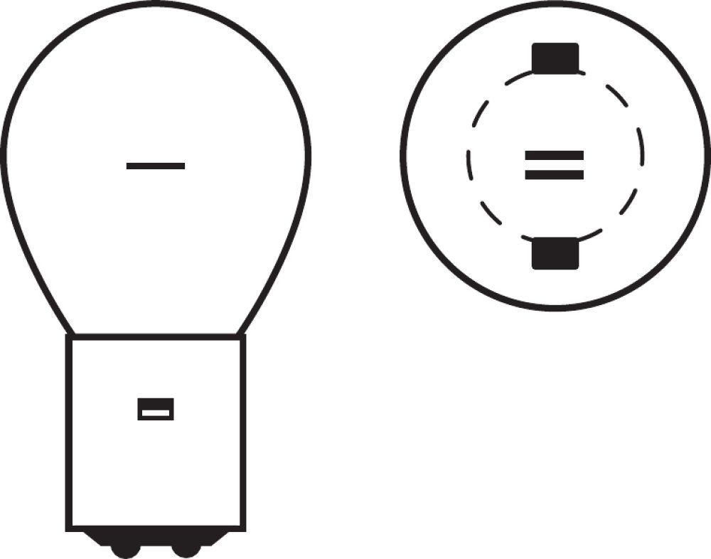 Osram Signallampe SIG 3015 UE 15/15W 30V BA20d