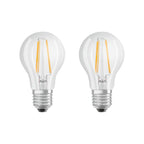 Osram LED Base Classic A Filament 7-60W/827 E27 klar 300° 806lm warmweiß nicht dimmbar 2er Pack