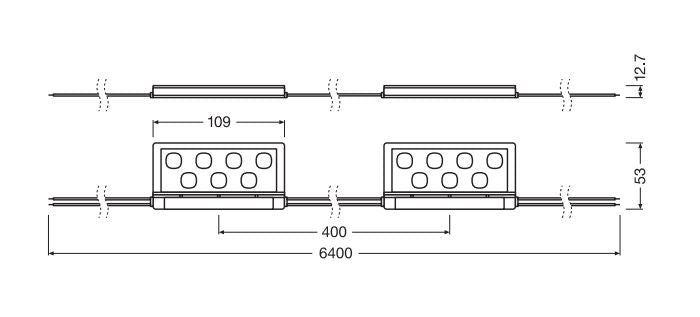 Osram LED BackLED DS Plus G3 BA-DS-PL 865 G3 24V 70W 9600lm 7,9M