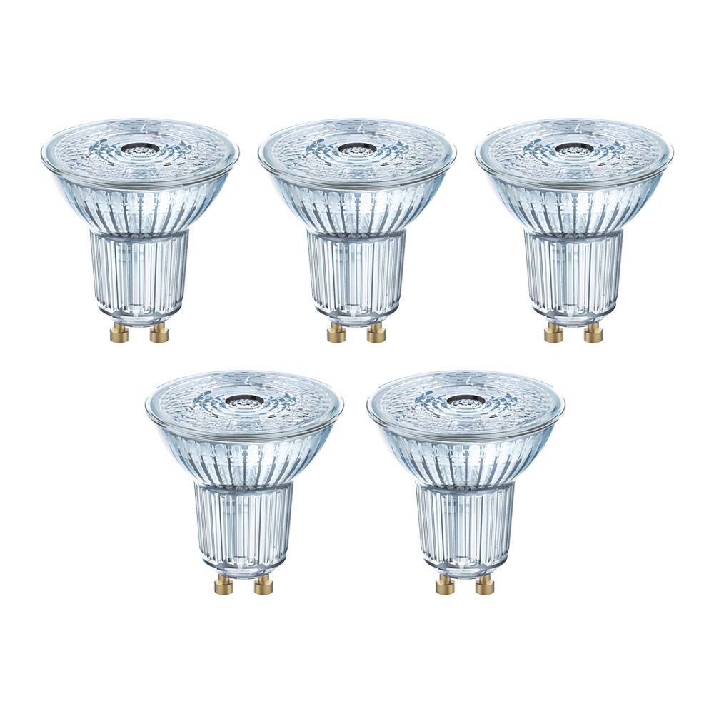 Osram LED Base PAR16 4,3-50W/827 GU10 36° 350lm warmweiß nicht dimmbar 5er Pack