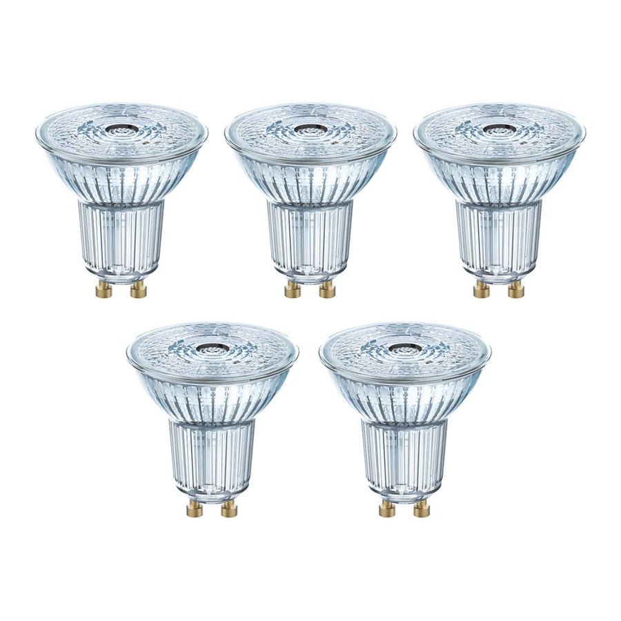 Osram LED Base PAR16 4,3-50W/827 GU10 36° 350lm warmweiß nicht dimmbar 5er Pack