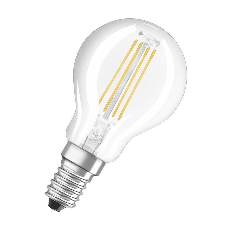 Osram LED Base Classic P Filament 4-40W/827 E14 470lm warmweiß nicht dimmbar klar 300° - 5er Pack