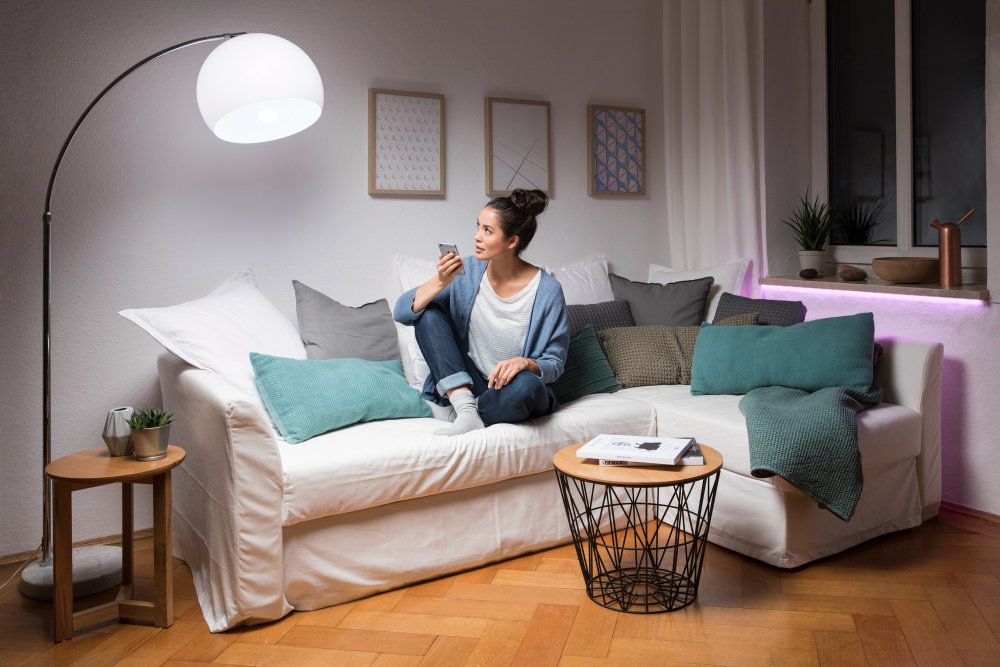 Osram Smart+ BT Apple CL A 5,5-50W/827 E27 650lm klar 320° dimmbar