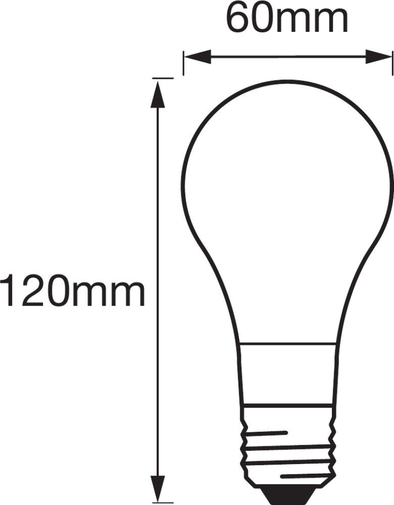 Osram Smart+ BT Apple CL A 5,5-50W/827 E27 650lm klar 320° dimmbar