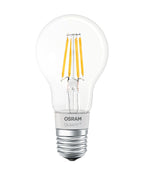 Osram Smart+ BT Apple CL A 5,5-50W/827 E27 650lm klar 320° dimmbar