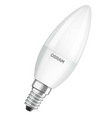 Bellalux LED Star Kerze B37 matt 200° 4,9-40W/827 warmweiß 470lm E14 220-240V 2er Pack