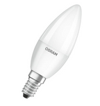 Bellalux LED Star Kerze B37 matt 200° 4,9-40W/827 warmweiß 470lm E14 220-240V 2er Pack